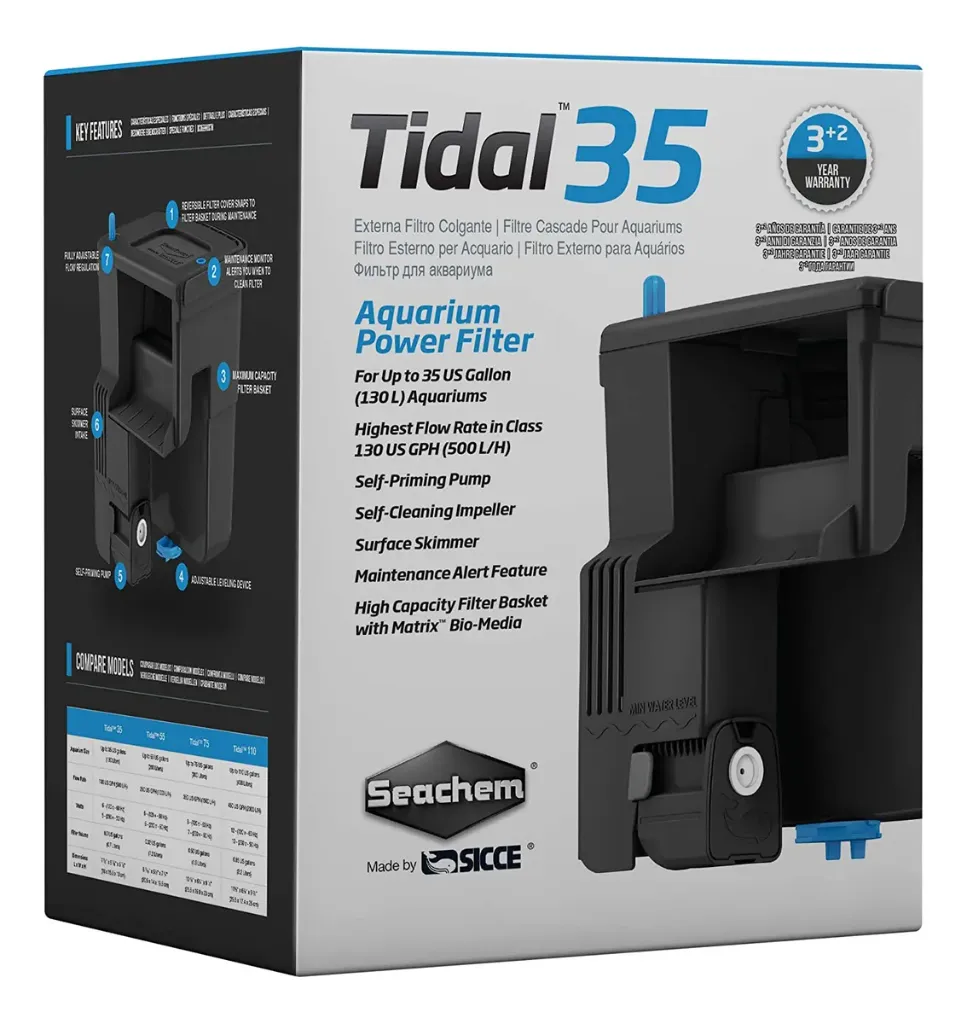 FILTRO DE CASCADA TIDAL 35 SEACHEM 500L/H