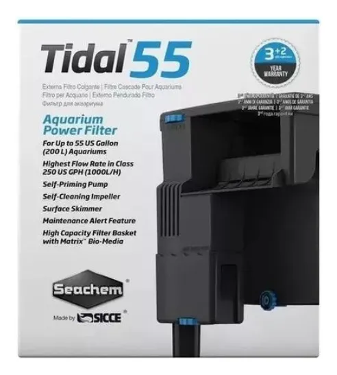 FILTRO DE CASCADA TIDAL 55 SEACHEM 1000L/H