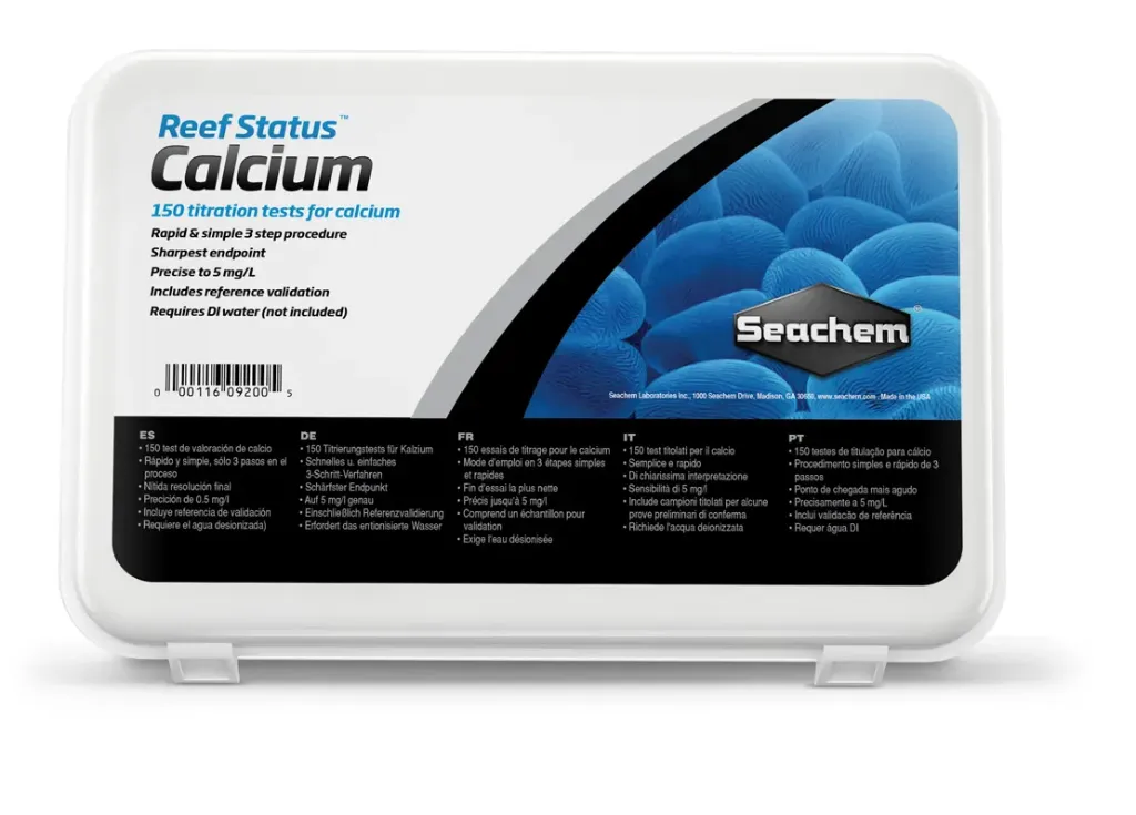 REEF STATUS CALCIUM 150TEST SEACHEM